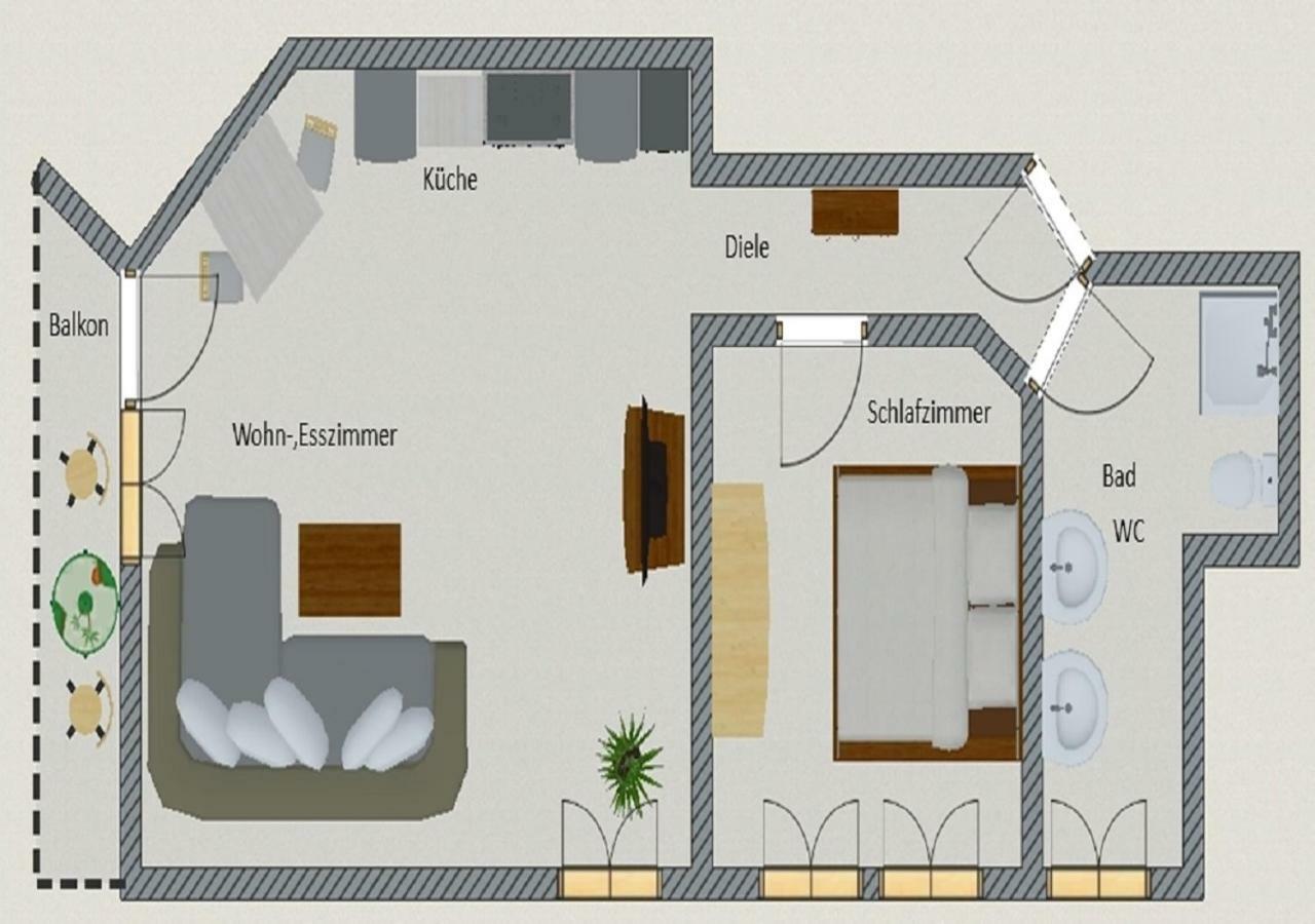 Ferienhaus Haussmann 슈방가우 외부 사진